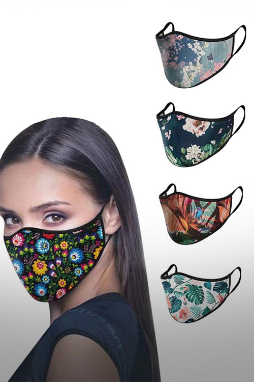 Solid Reusable Protective Mask 